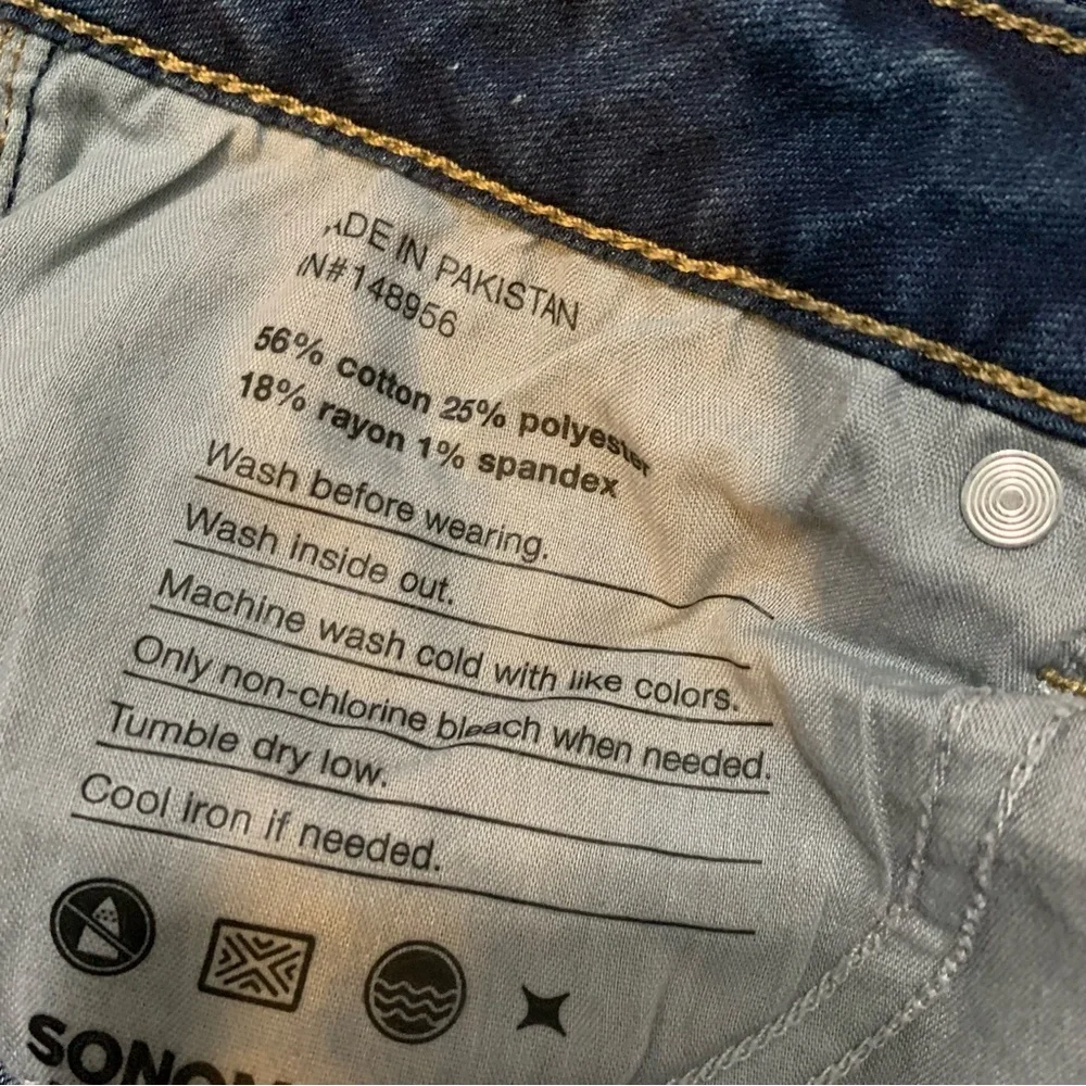 Sonoma Straight Jeans 12PS Petite Short - Picture 5 of 6